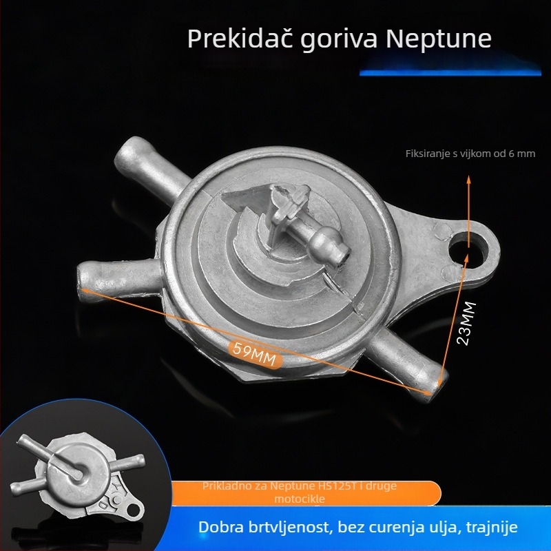 Prekidač spremnika goriva — Mogelon Neptune model, upravljanje protokom goriva (funkcija: uključeno/isključeno)