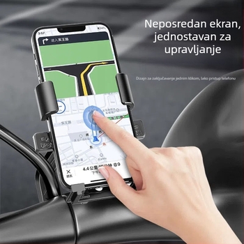 Držač za mobitel za električna vozila, motocikl i planinski bicikl s navigacijom (materijal: mekano ljepilo; marka: bez marke)