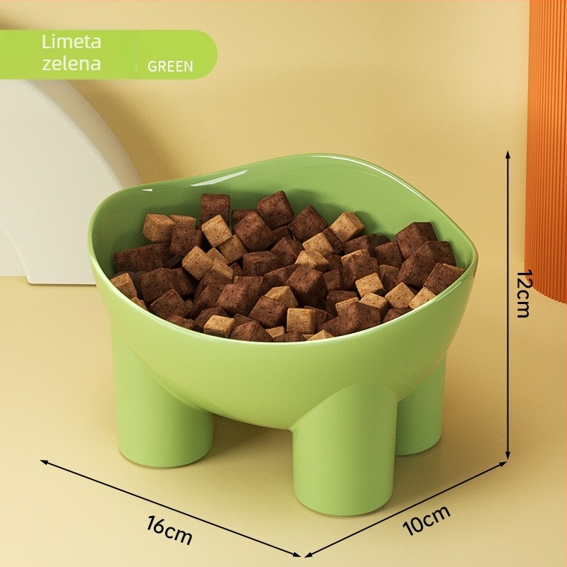 Posuda za mačke s dizajnom slonovih nogu, zaštita vrata, protiv prevrnutja, pogodna za mačke