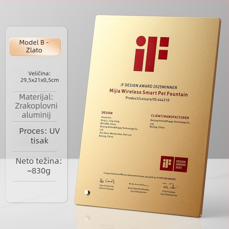 Članska medalja od aluminijske legure – prilagodljiv logotip, mogućnost tiskanja logotipa