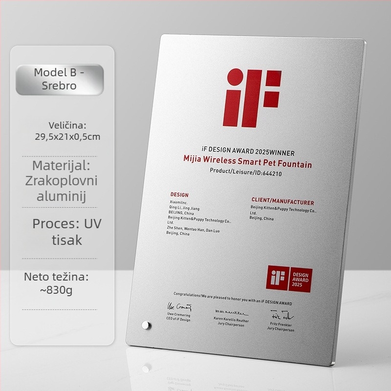 Članska medalja od aluminijske legure – prilagodljiv logotip, mogućnost tiskanja logotipa