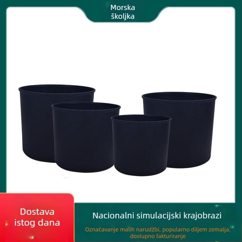Plastična posuda za cvijeće, podna, nordijski stil, ručno izrađeno, imitacijski dizajn