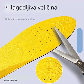 Sportska tabanica za povećanje visine, PVC, model 5053, cijela tabanica, pogodna za tenisice, kožne cipele i čizme