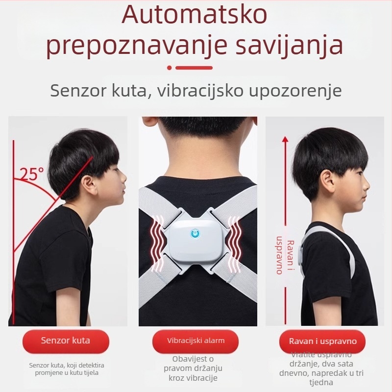 Benbo AM-027 Korektor kifoze leđa | Unisex pojas za podršku leđa | Pušteno 2023. | Certificirano izvještajem o ispitivanju