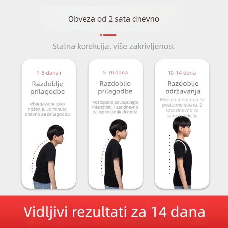 Benbo AM-027 Korektor kifoze leđa | Unisex pojas za podršku leđa | Pušteno 2023. | Certificirano izvještajem o ispitivanju