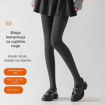 Pamukaste rebraste tajice, debeli materijal za jesen-zimu, oblikovanje tijela i podizanje stražnjice, antibakterijske, upijanje znoja