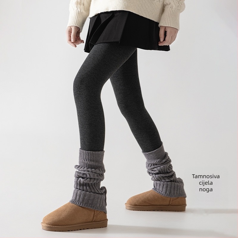 Pamukaste rebraste tajice, debeli materijal za jesen-zimu, oblikovanje tijela i podizanje stražnjice, antibakterijske, upijanje znoja