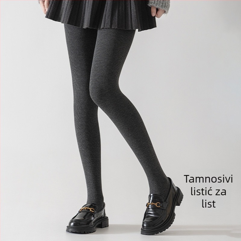 Pamukaste rebraste tajice, debeli materijal za jesen-zimu, oblikovanje tijela i podizanje stražnjice, antibakterijske, upijanje znoja