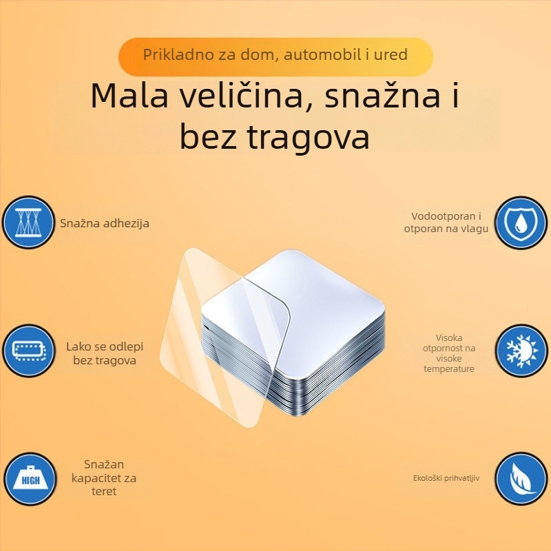 Akril nano dvostrano ljepiljiva traka – prozirna, bez tragova, montaža ljepilom, kuka s vakuumom, licencirana privatna marka