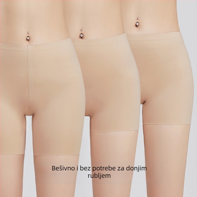 Ženske sigurnosne bokserice bez šavova — dvije u jednom, protiv izlaganja, brzo se suše, niski struk