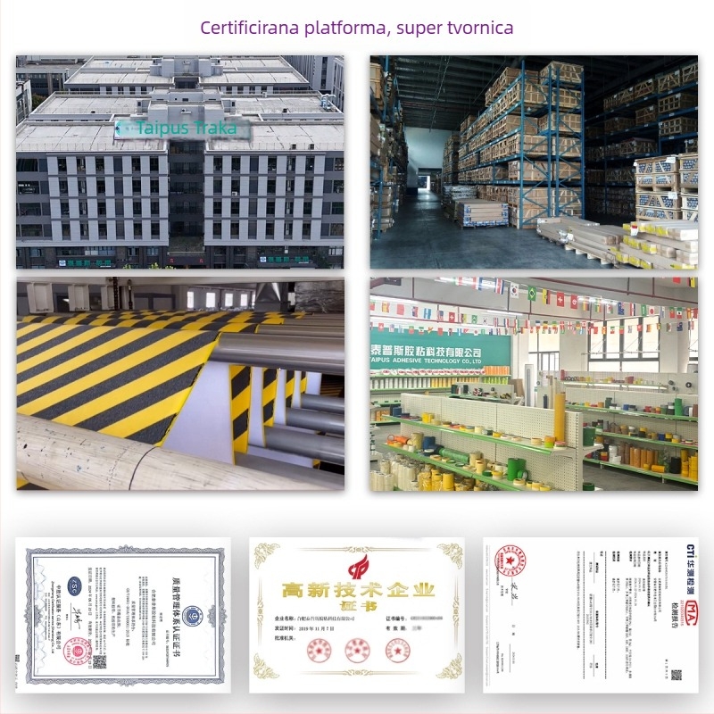 Svjetleća protuklizna traka za stepenice: snažno ljepilo, otporna na habanje, PVC osnova, akrilno ljepilo, prilagodljiva debljina, -20°C do 80°C