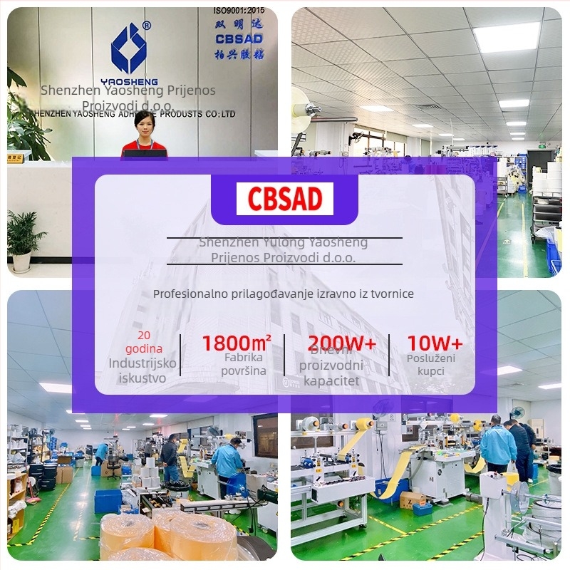 EVA pjena dvostrano ljepilo, protuklizno, kružnog oblika, prilagodljiva širina, otpornost na temperaturu 90°C dugoročno, 120°C kratkoročno