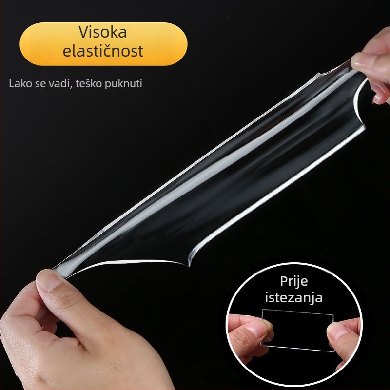 Nano-akrilna dvostrana prozirna traka, viskoznost visokog nivoa, debljina 30, za pričvršćivanje na zid u kupaonici