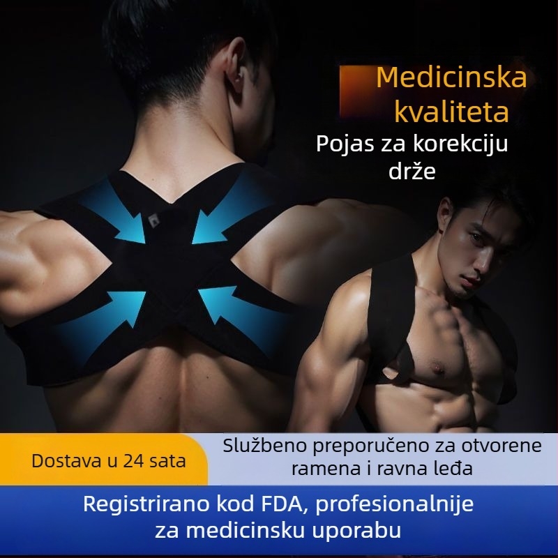 Thousand Leaves BBJ0005-A-0 Korektor držanja za leđa, prozračan, nevidljiv dizajn, za odrasle i učenike; certifikacija 1