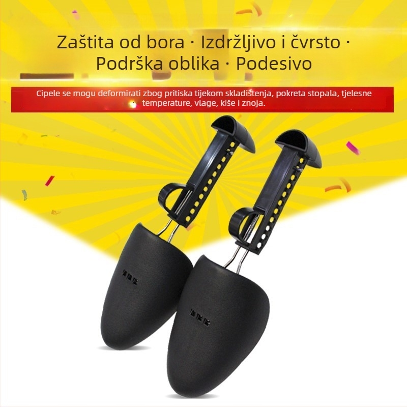 Prilagodljivi plastični raztezivač za cipele – sprječavanje deformacija i bora, pogodan za kožne i druge vrste cipela, World Footprints