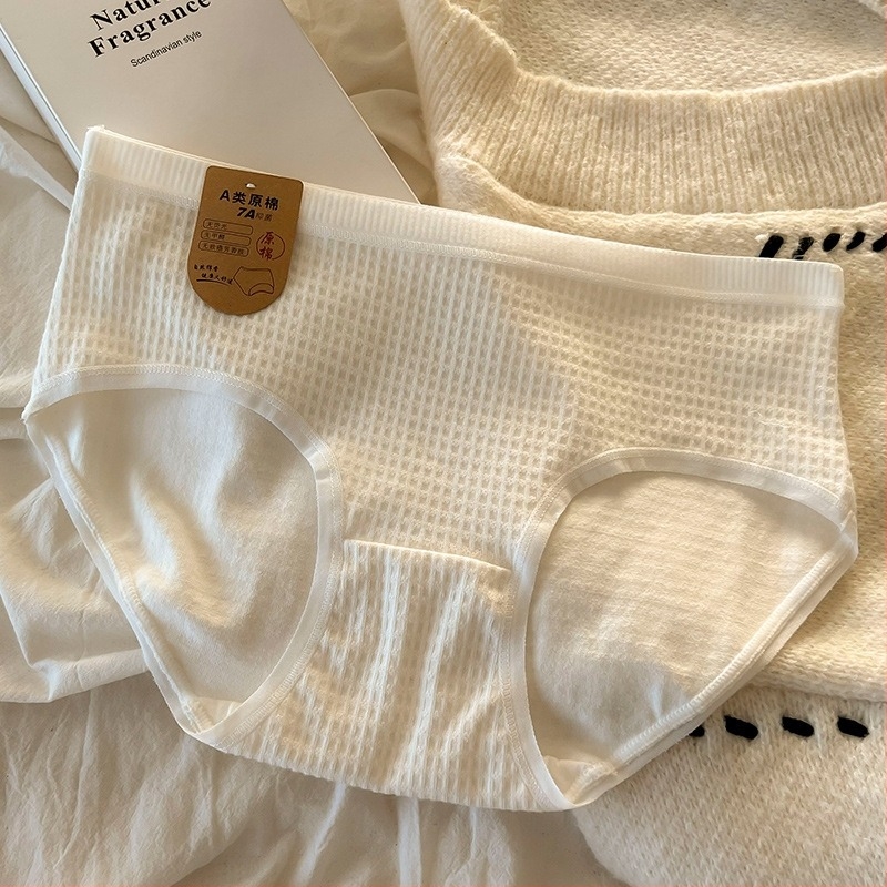 Djevojačke pamučne gaćice, prozračne, niska stražnjica, 95–100% pamuk