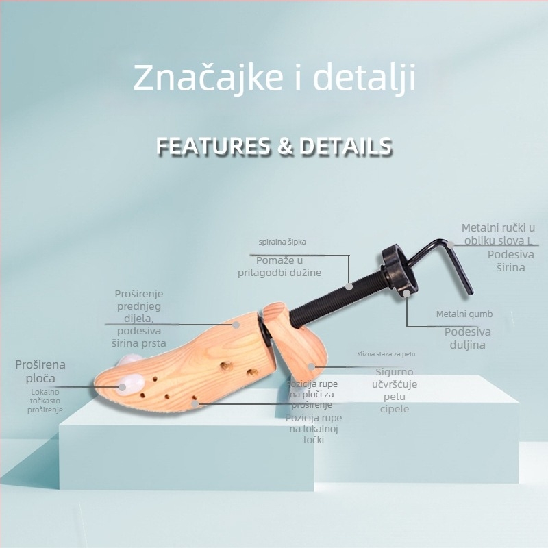 Drveni kalup za cipele od borovine, model ad5258, za tip kalupa 37218041521, stil: figurativan, svakodnevni, godišnja doba: ljeto, zima, proljeće, jesen