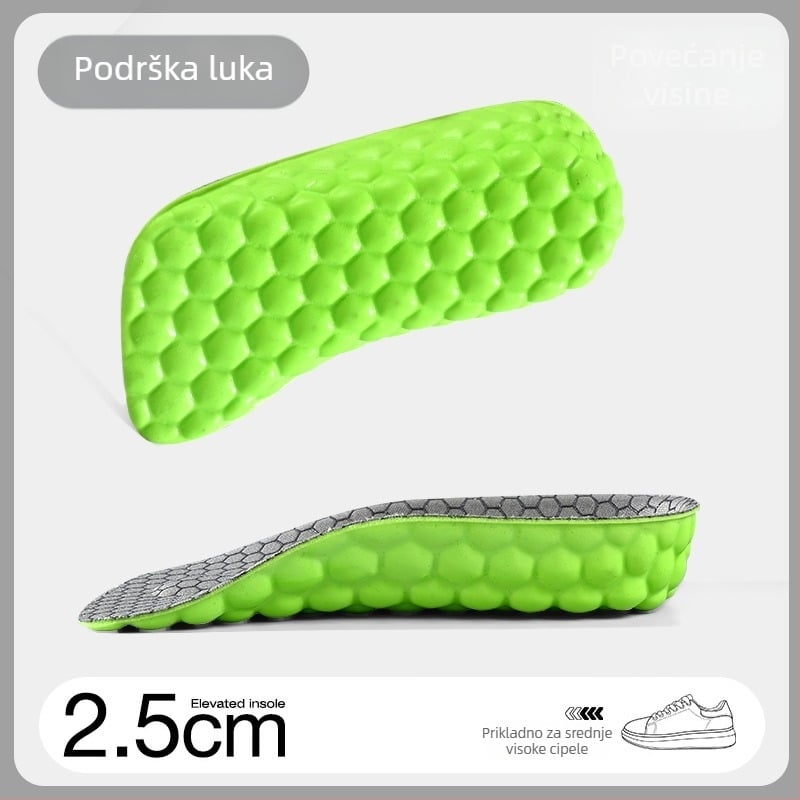 Grafenski masažni podložak za podizanje – PU, Model 2308 sedam grafenskih točaka, potpora pete, unisex