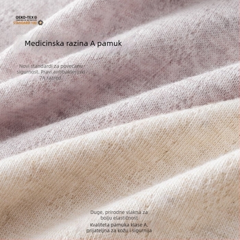 Damske donje rublje od pamuka medicinske klase A, srednji dio struka, antibakterijski 7A, produženi trokutasti preklop, 3–4 para