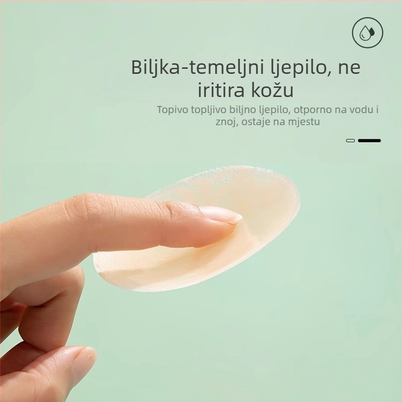 Cipkaste silikonske flastere za bradavice, bez tragova, tanki, okrugli, seksi