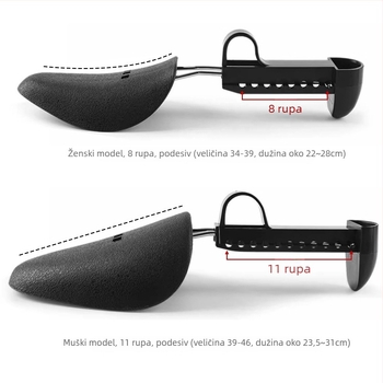 Prilagodljivi plastični proširivač obuve (za muškarce i žene; prikladan za tenisice, kožne cipele, sandale i casual obuću; pogodan za sve sezone)