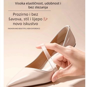 Prozirne nevidljive ženske špagerice za visoke pete s anti-kliznim trakama za sigurno pričvršćivanje obuće — Kod proizvoda: Cx-yunqie — Sezone: sve sezone