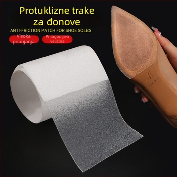 Naljepnice za potplat od gume za kožne cipele – otpornost na habanje, prozirne i nevidljive; materijal: guma; za sve sezone.