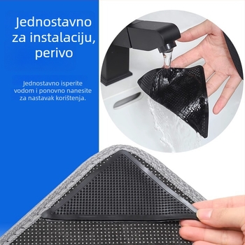 Friendly protuklizni tepih za pod s ljepilnom podlogom za kuhinju i stepenice, s dvostrano ljeplivom trakom