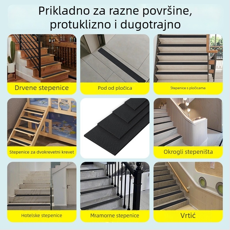 Protuklizne podloge za pete – otporne na habanje, samoljepljive, tihe; osnova: pjena; ljepilo: akrilno; viskoznost visoka