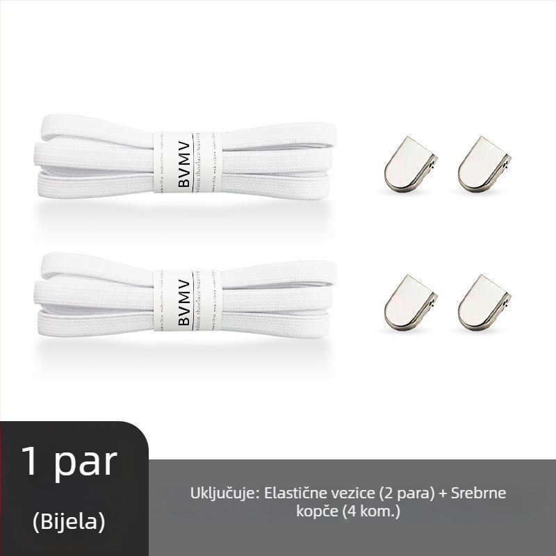 Elastične vezice bez vezivanja s kopčom za platnene tenisice – proljeće