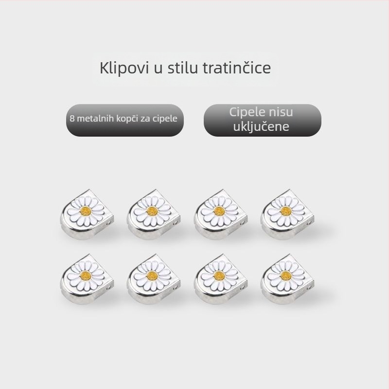 Elastične vezice bez vezivanja s kopčom za platnene tenisice – proljeće