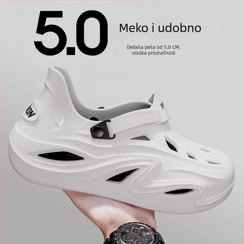 Muške EVA sandale – prozračne, protuklizne, potplat injekcijski oblikovan, ljetna rekreacijska obuća