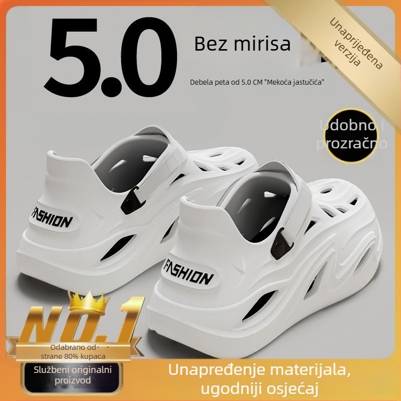 Muške EVA sandale – prozračne, protuklizne, potplat injekcijski oblikovan, ljetna rekreacijska obuća