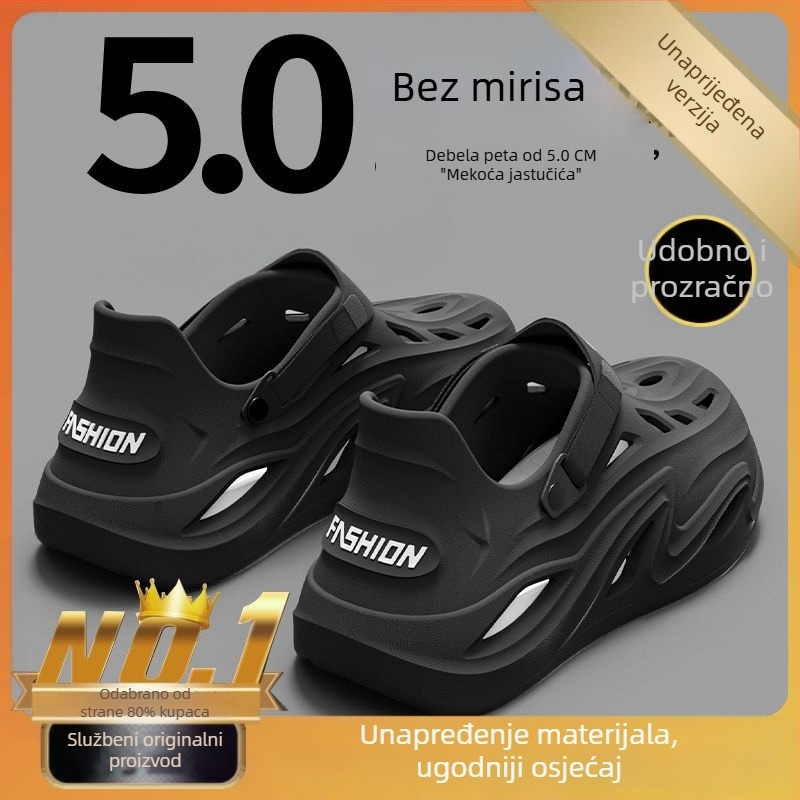 Muške EVA sandale – prozračne, protuklizne, potplat injekcijski oblikovan, ljetna rekreacijska obuća