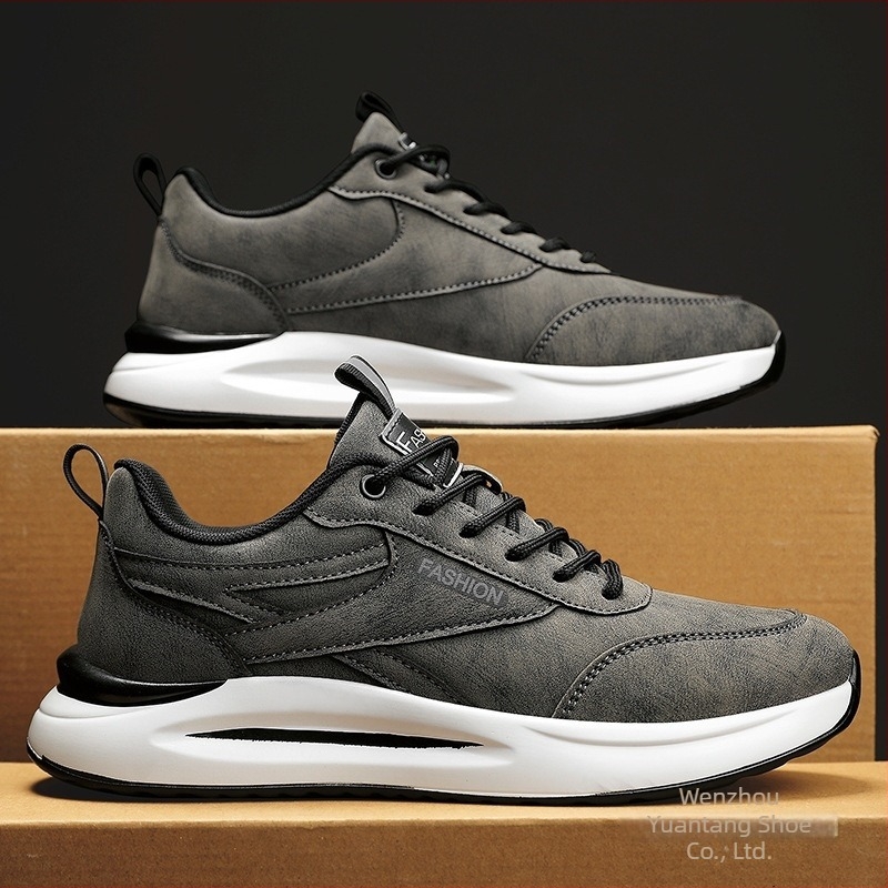 Muške sigurnosne cipele za gradilište: protuklizne, otporne na habanje kožne, vodootporne, sportsko-radničke cipele (Gornji materijal: PU koža; Potplat: Guma; Zatvaranje: vezanje; Unutrašnjost: Mreža; Prsti: okrugli)