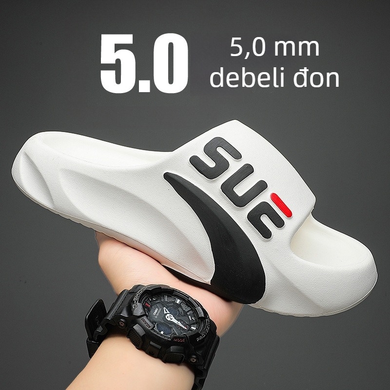 Muške EVA papuče za ljeto, sportski stil pokreta, gornja EVA, potplat EVA, Goodyear tehnologija potplata, težina 250 g