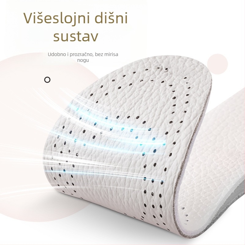 Kožna uloška za cipele – puna podloga, povećana visina, cijeli ulošak, unisex, model 004