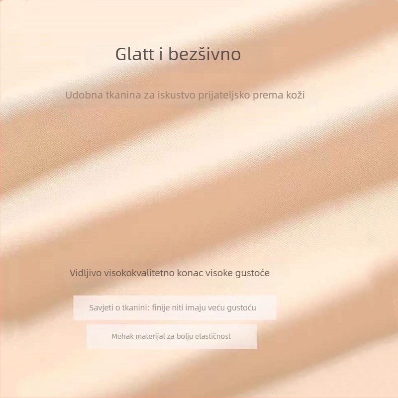 Ženske gaćice srednjeg pojasa, prozračne, glatka tkanina, podstava od viskoze 95–100%, jednobojne