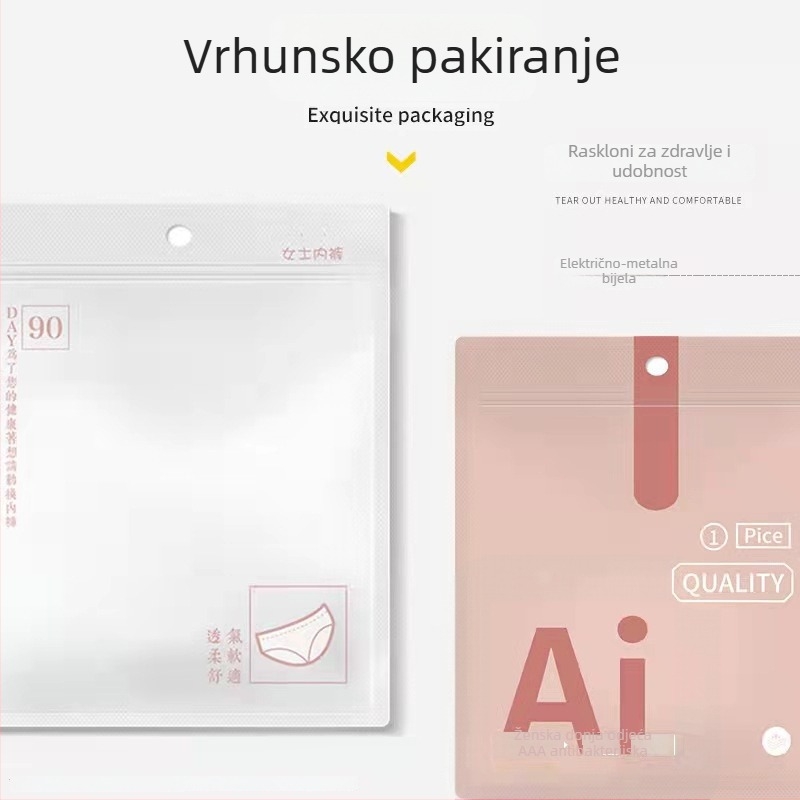Ženske gaćice od modal materijala, srednje visine struka, grafen antibakterijski, prozračni, pleteni