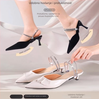 PU materijal – sigurnosni remen za petu za visoke pete – model High heels anti-falling heel straps, prikladno za radne cipele, raširivač cipama, proljeće, odrasli