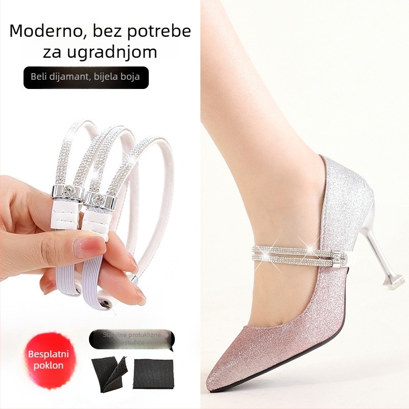 PU materijal – sigurnosni remen za petu za visoke pete – model High heels anti-falling heel straps, prikladno za radne cipele, raširivač cipama, proljeće, odrasli