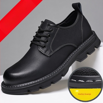 Unisex kožne tenisice u retro stilu; gornji dio od dvostruke kože goveđeg porijekla; EVA ulošak; dišuće; vodootporne; niski potplat 1–3 cm