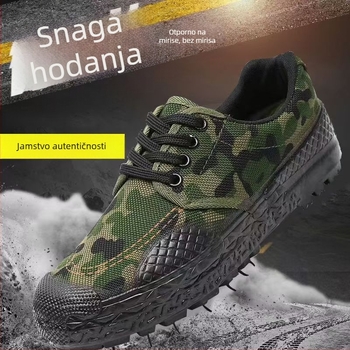 Unisex radne cipele – prozračna, otporna na klizanje, apsorpcija udara; gornji dio: platno, potplat: injekcijski oblikovan