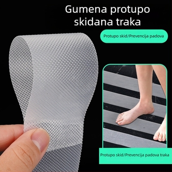 Samozaljepna protuklizna traka za stepenice od PEVA gume - akrilno ljepilo, vodootporna, temperaturni raspon 0–70 °C