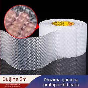 Samozaljepna protuklizna traka za stepenice od PEVA gume - akrilno ljepilo, vodootporna, temperaturni raspon 0–70 °C