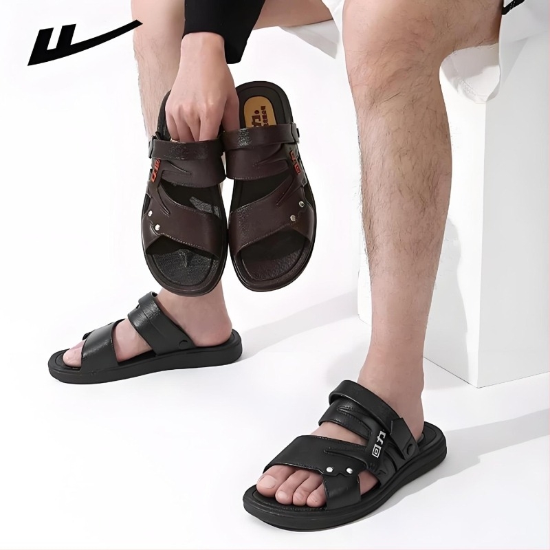 Muške PVC sandale, gornji dio PVC, PVC đon, ležerni stil, otvorenog prsta