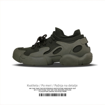 Unisex Dad Shoes, prozračan gornji dio od mreže, vezice, niski vrh, EVA uložak, injekcijska potplata