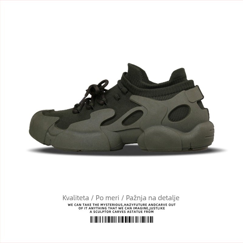 Unisex Dad Shoes, prozračan gornji dio od mreže, vezice, niski vrh, EVA uložak, injekcijska potplata