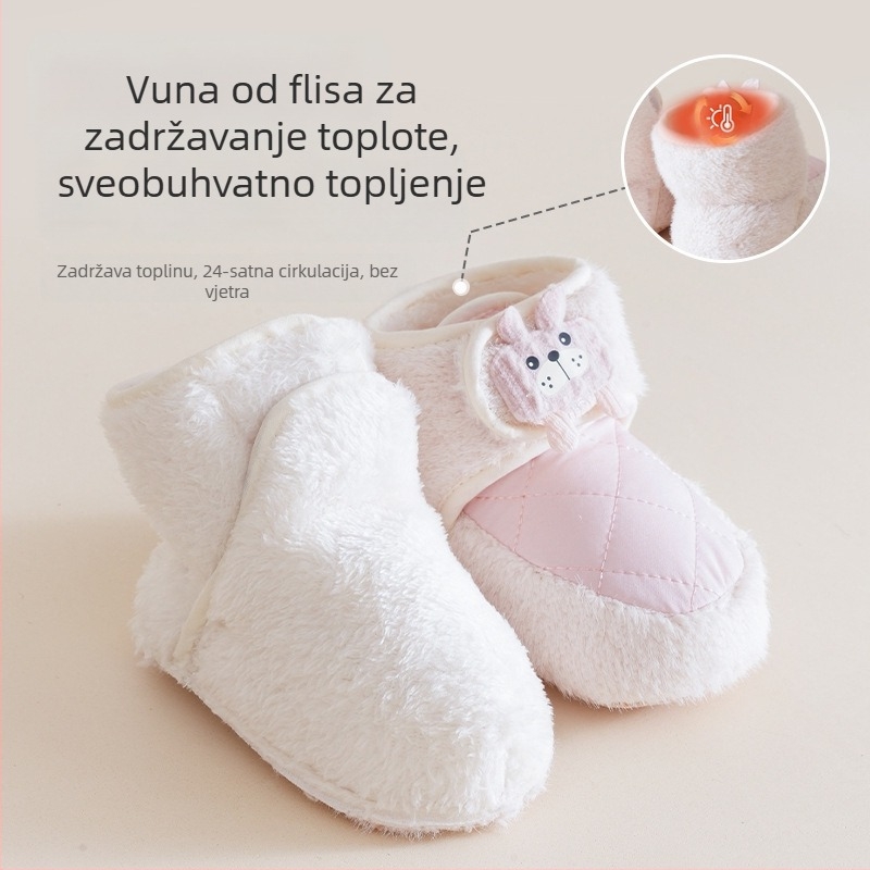 Cipele za bebe na prve korake s mekom potplatom, Velcro zatvaranje, unisex, 6-12 mjeseci, gornji dio od platna, EVA đon