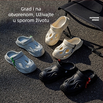 Muške EVA sandale u Crocs stilu, prozračne, protuklizne, injekcijski oblikovana potplata